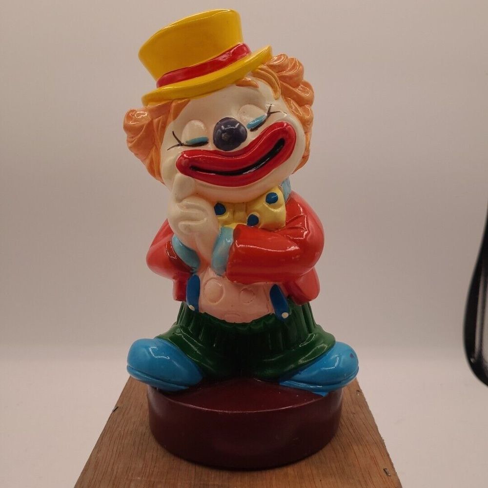 Del Monte Advertising Promo Retro Clown Coin Piggy Bank 1985 Big Top Bonanza